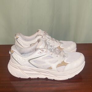 Hoka One One U Clifton L Athletics Vanilla Wheat Running shoes Mens 10/ WMNS 11